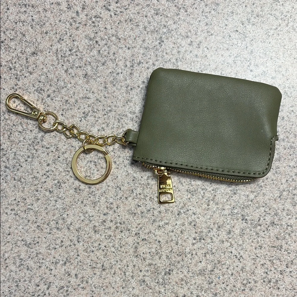 Steve Madden Olive Key & Card Holder